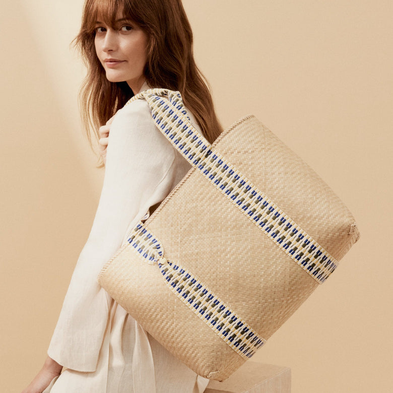 Mentawai Medium Bamboo Tote Bag