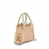 Pantai Small Raffia Fringe Tote Bag
