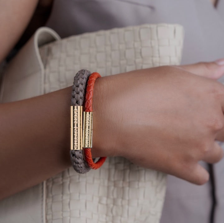Teman Mid Woven Leather Bracelet
