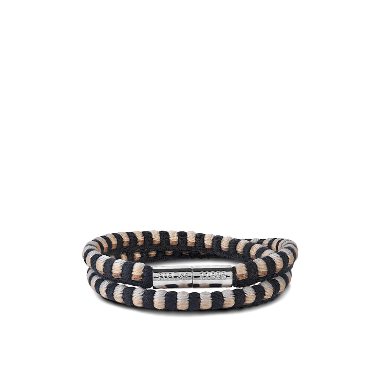 Teman Double Woven Jacquard Bracelet