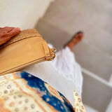 Palasari Leather Crossbody Pouch