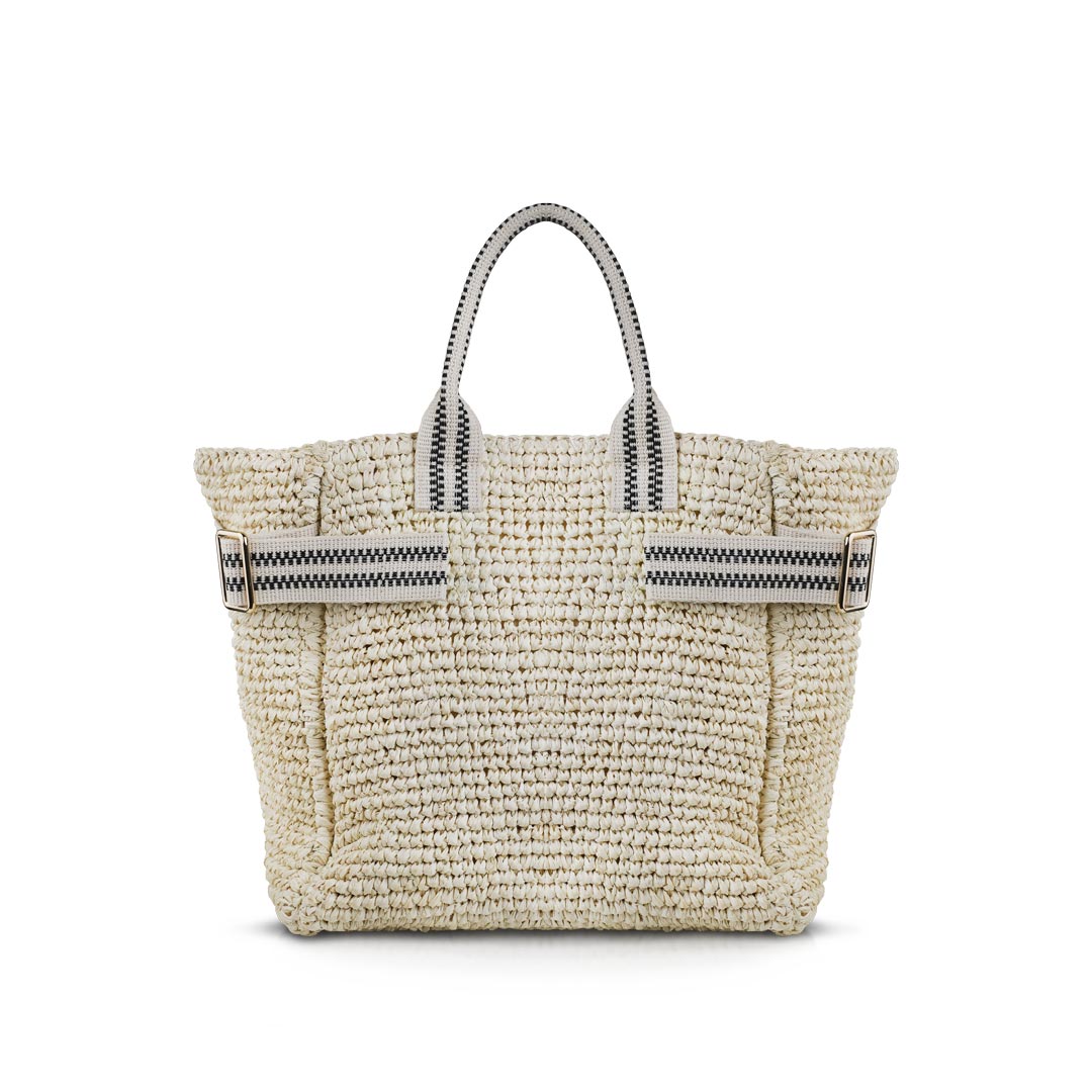 Kaba Raffia Tote Bag – Handwoven (Natural)