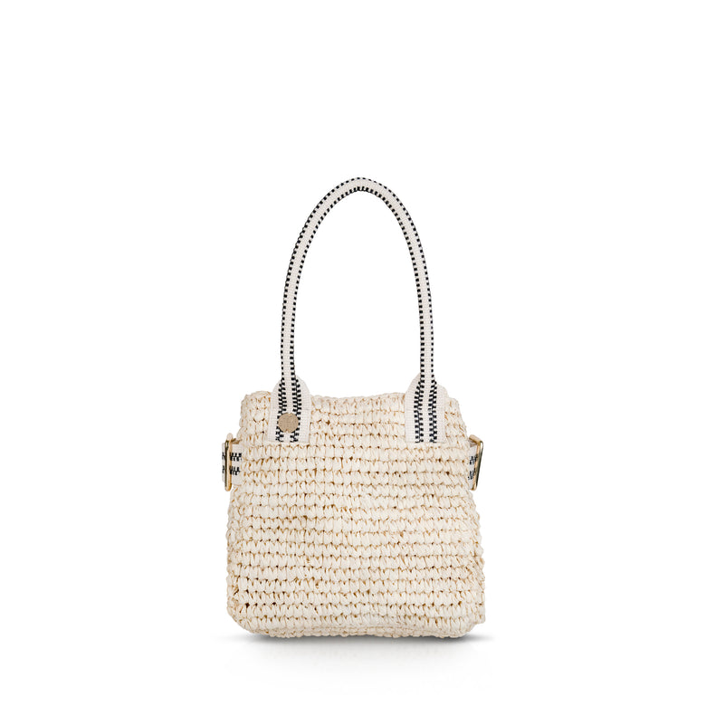 Kaba Mini Raffia Tote Bag