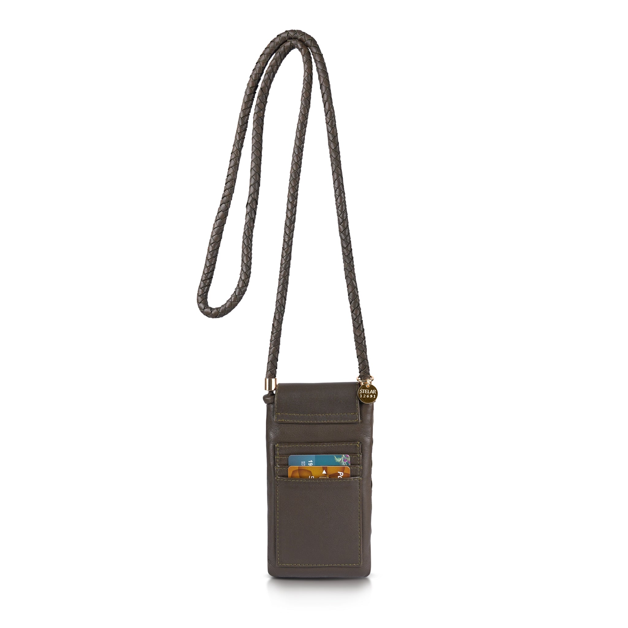 Berawa Phone Pouch – Dark Olive