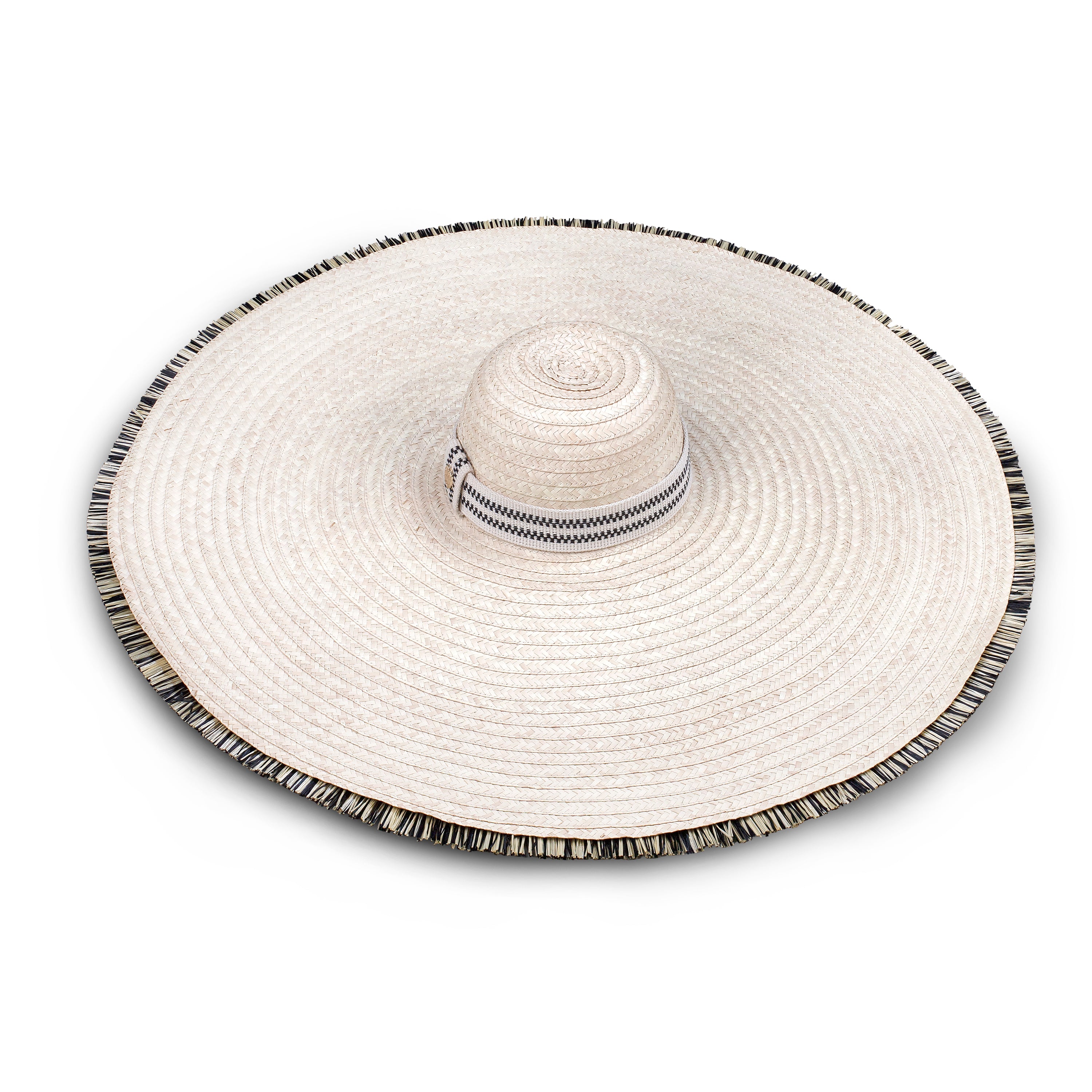 Extra wide brim black sales hat