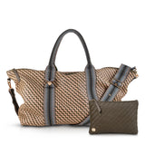 Saroka Leather Weekender Bag with Complimentary Hal Travel Pouch