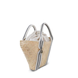 Siap Mini Tapered Basket Bag – Black & Cream