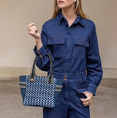 Kaba Denim Mini Tote Bag