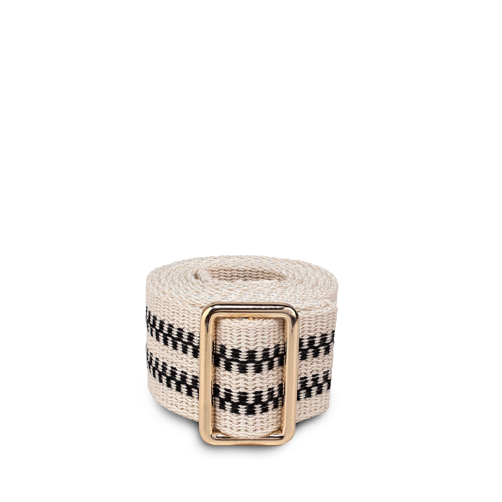 Sunda 4cm Jacquard Belt Copper Stripe - Stelar