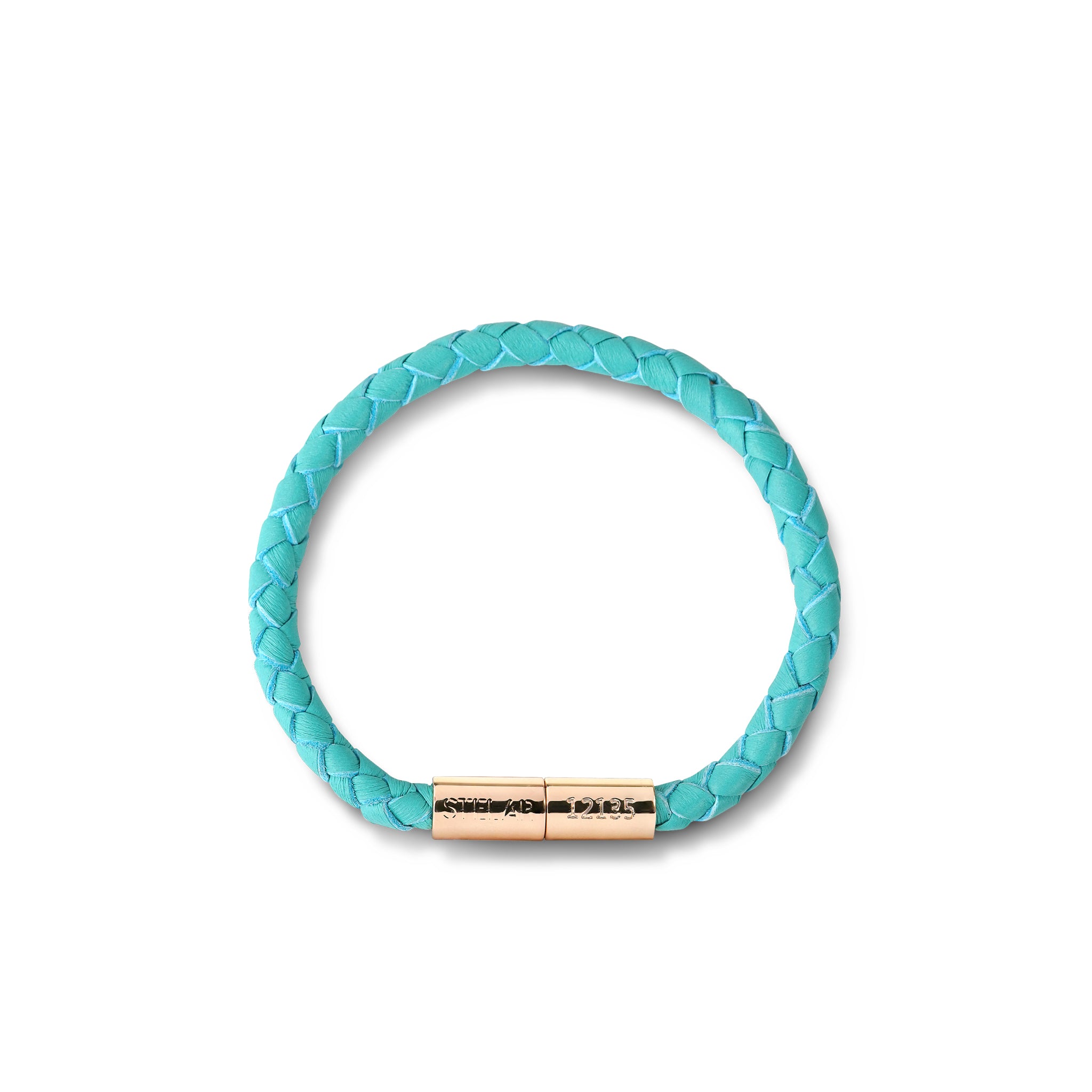 Teman Slim Woven Leather Bracelet