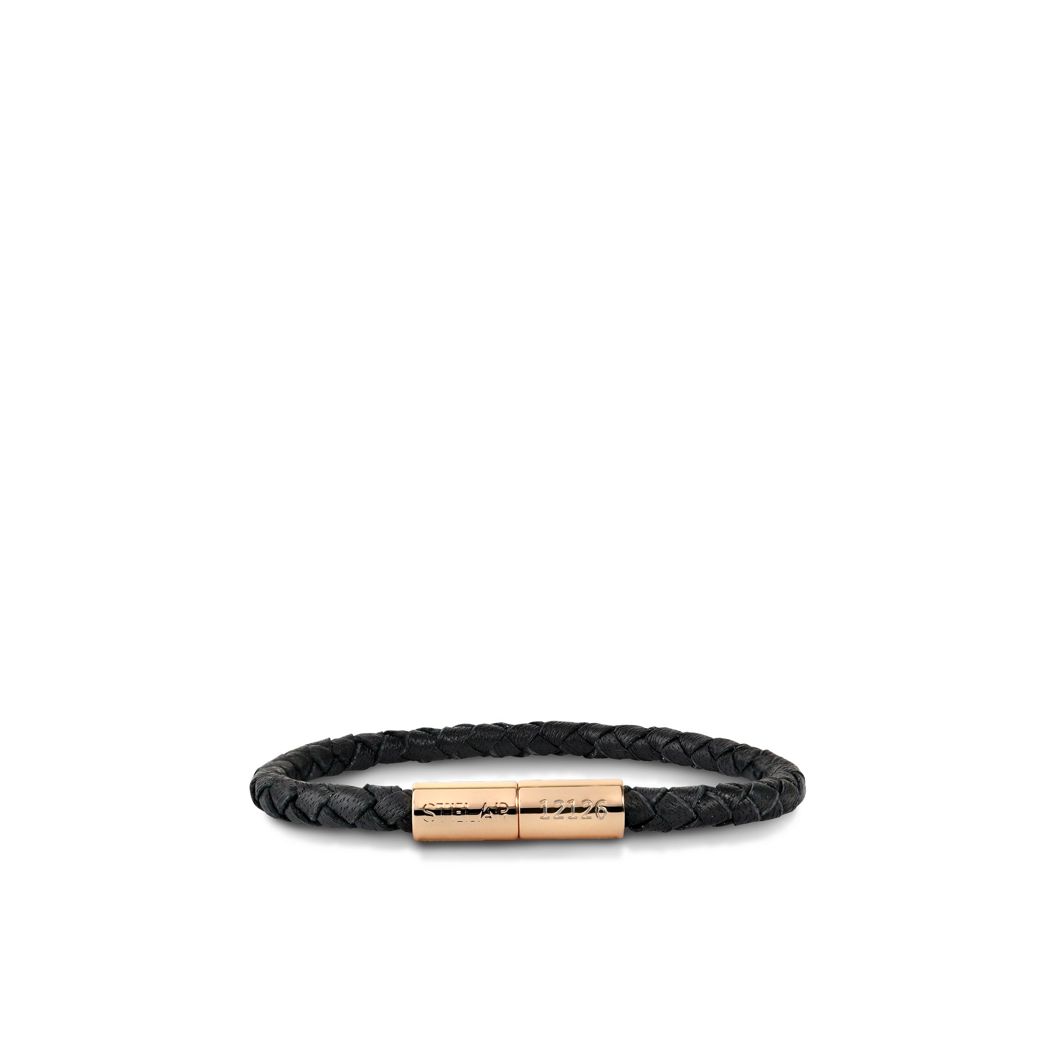 Teman Slim Woven Leather Bracelet
