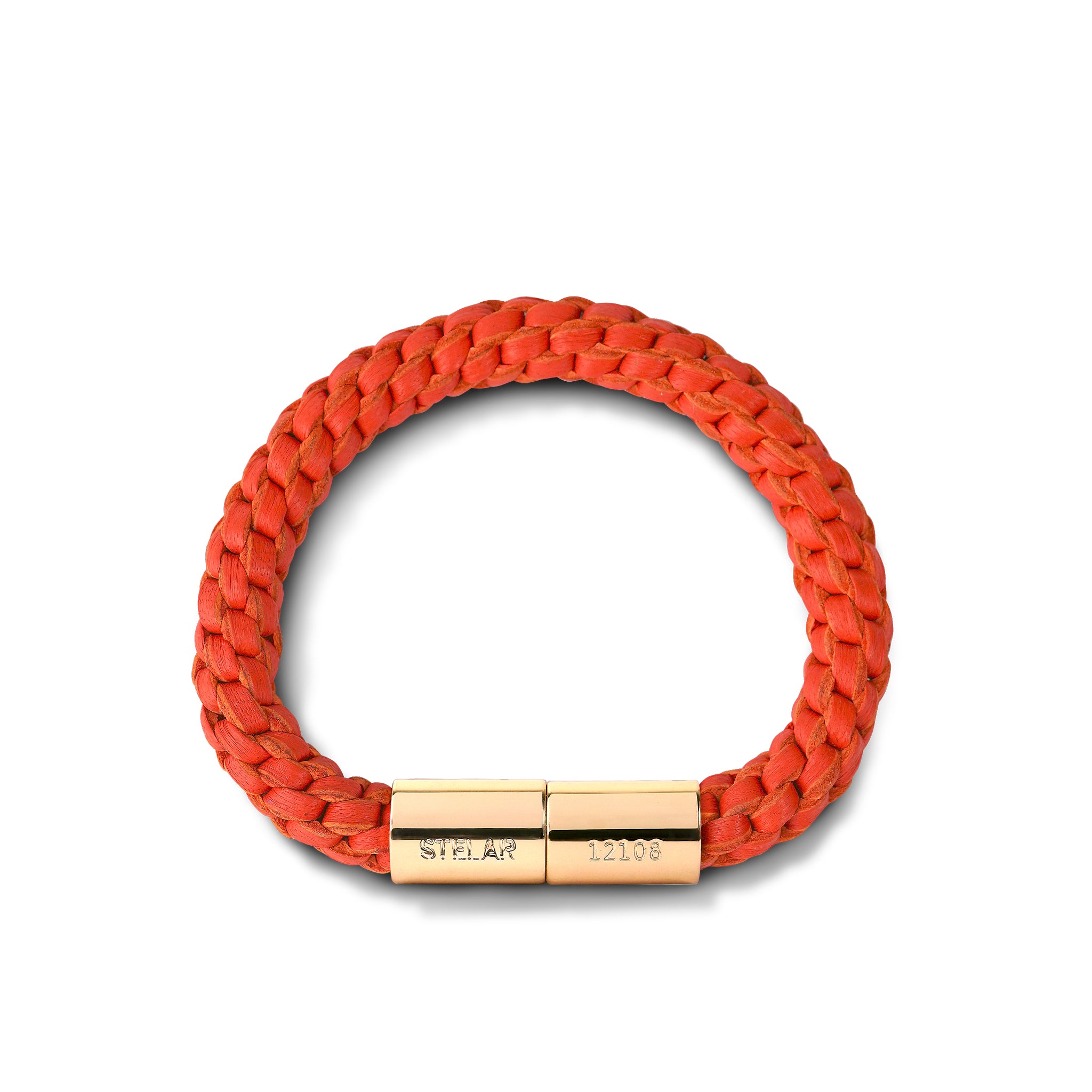 Teman Wide Woven Leather Bracelet