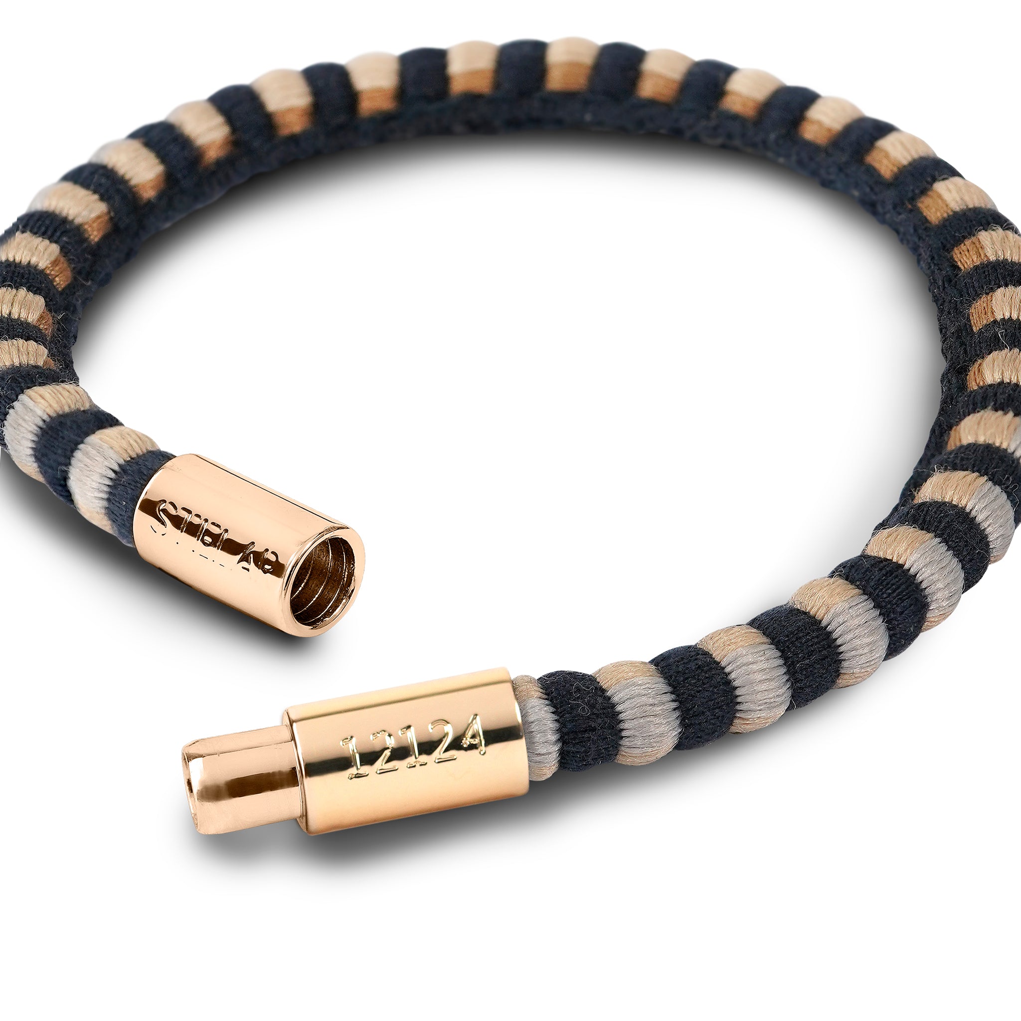 Teman Slim Woven Jacquard Bracelet