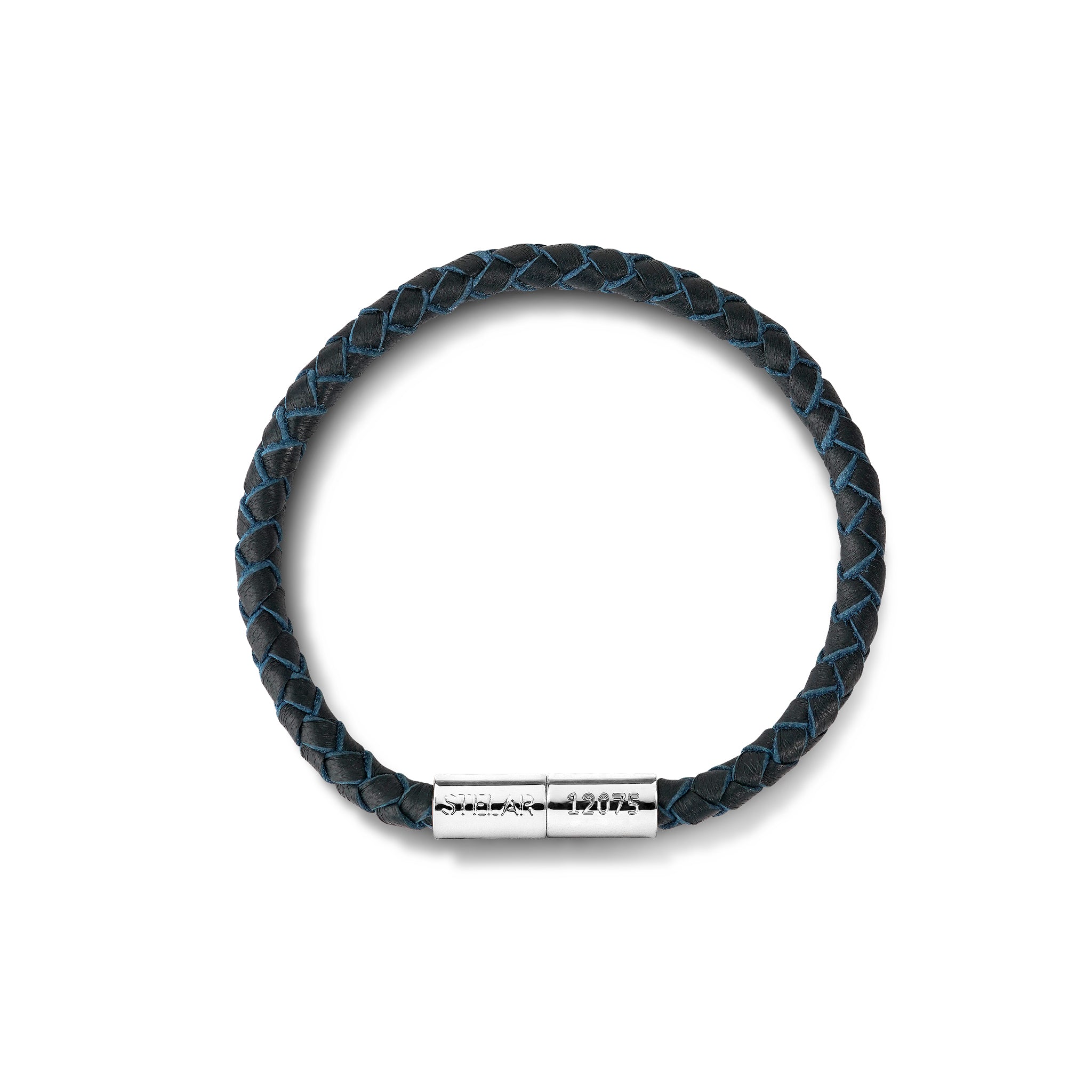 Teman Slim Woven Leather Bracelet