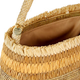 Raha Small Oval Raffia Basket Bag
