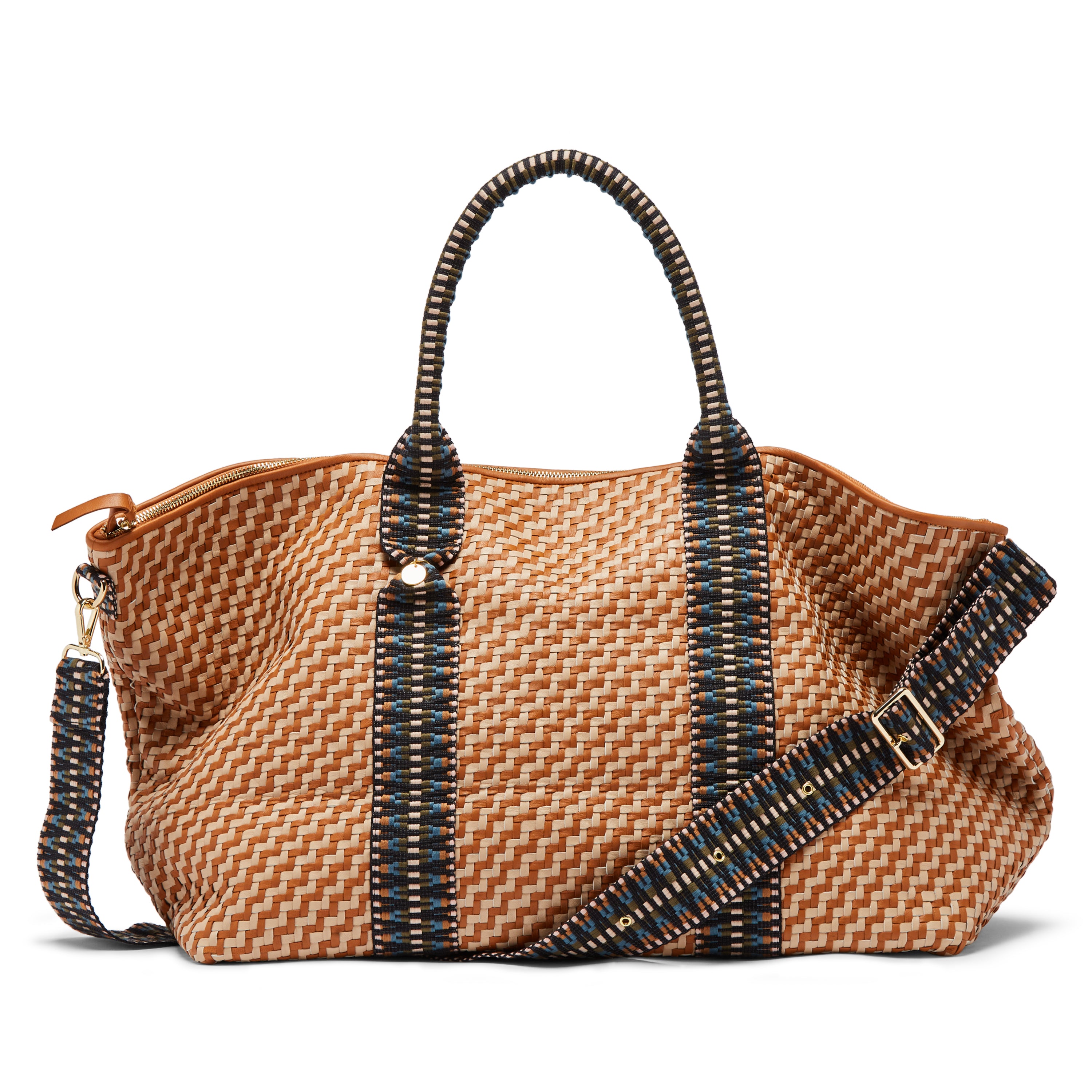 Saroka Leather Weekender Bag