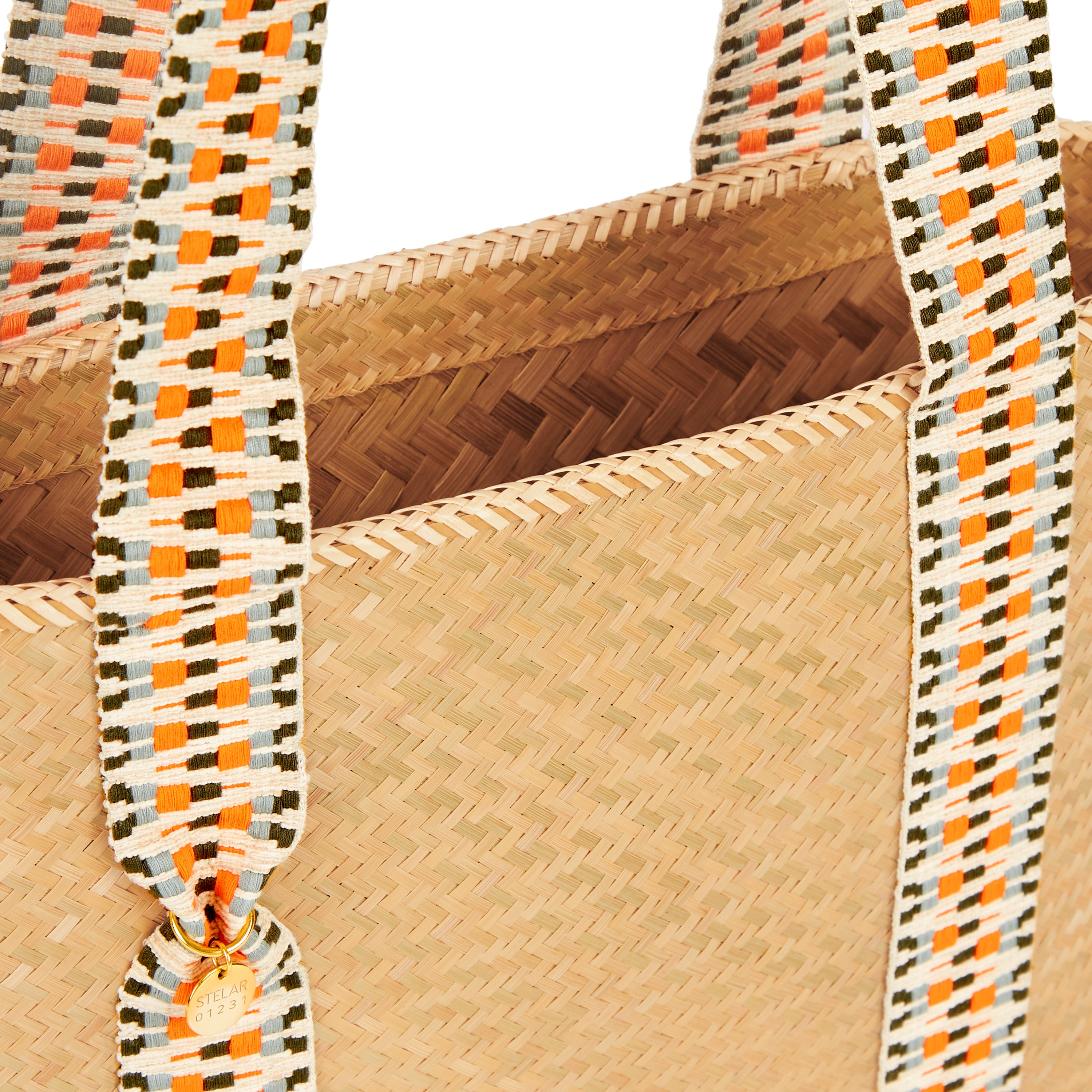 Small Mentawai Bamboo Tote Bag