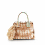 Pantai Small Raffia Fringe Tote Bag