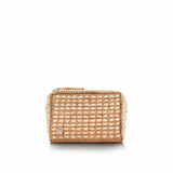Pulau Mini Raffia Clutch Bag