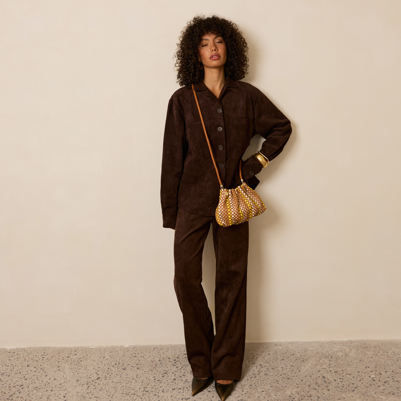 Wini Leather Crossbody Bag