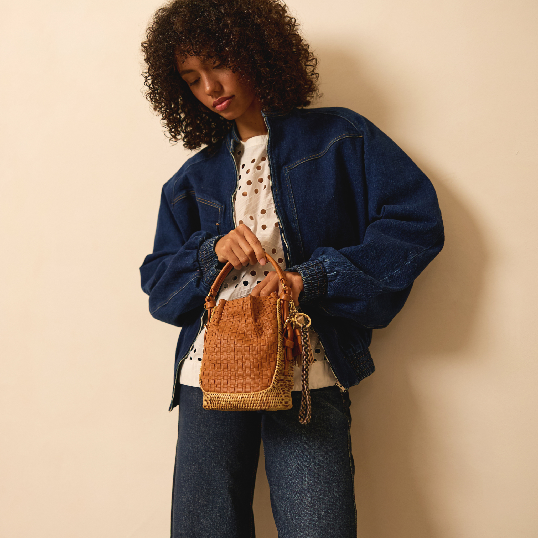 Keliki Mini Bucket Bag – Bracken