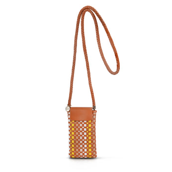 Berawa Leather Crossbody Phone Pouch