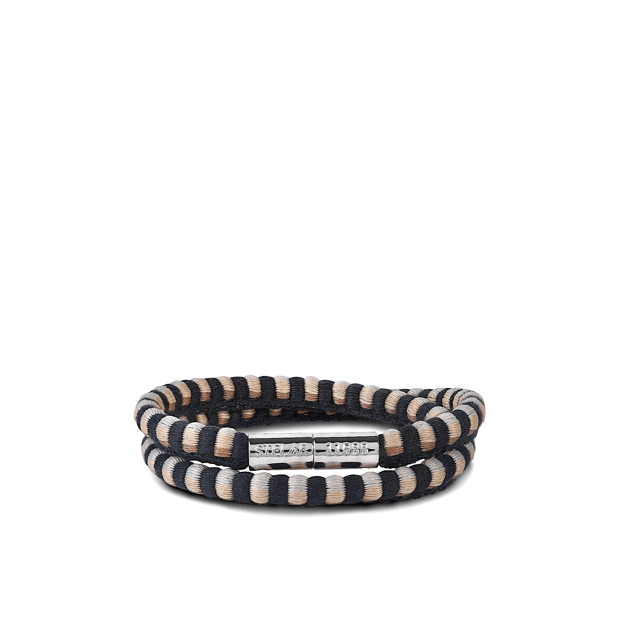 Teman Double Woven Jacquard Bracelet