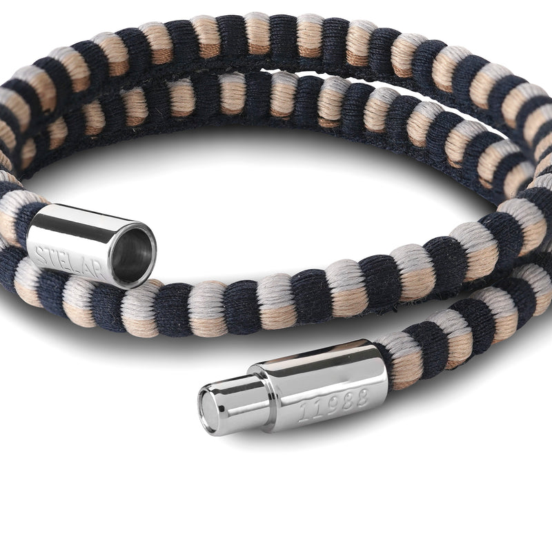 Teman Double Woven Jacquard Bracelet