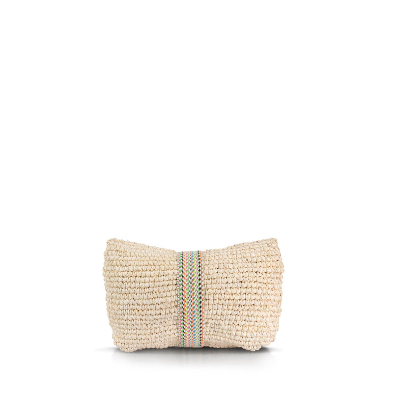 Savaya Raffia Clutch Bag