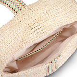 Savaya Raffia Clutch Bag