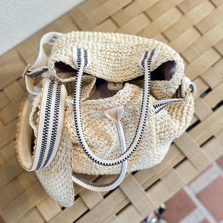 Kaba Raffia Tote Bag