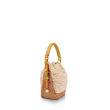Keliki Plant Fibre and Raffia Bucket Bag