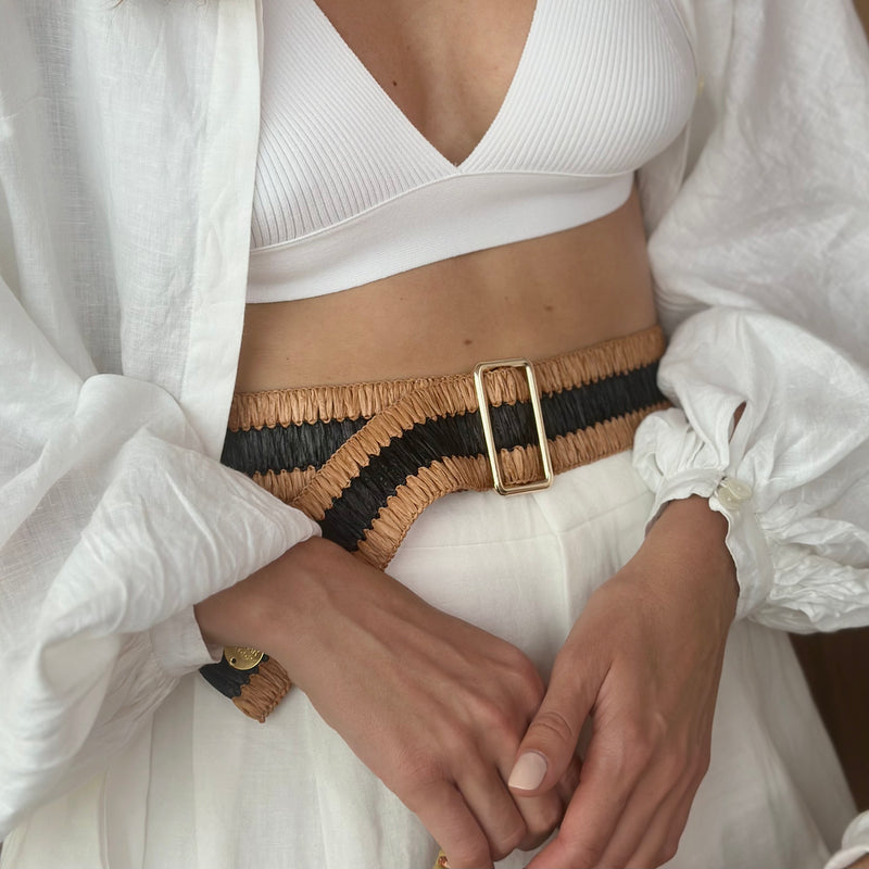 Sula Raffia Belt