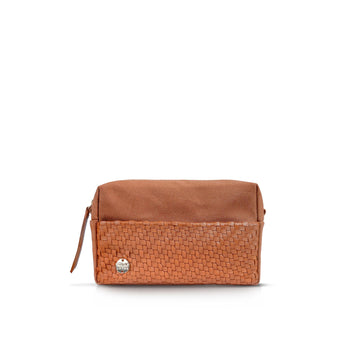 Cuci Canvas and Leather Washbag