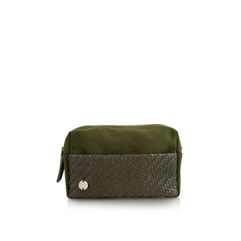 Cuci Canvas and Leather Washbag