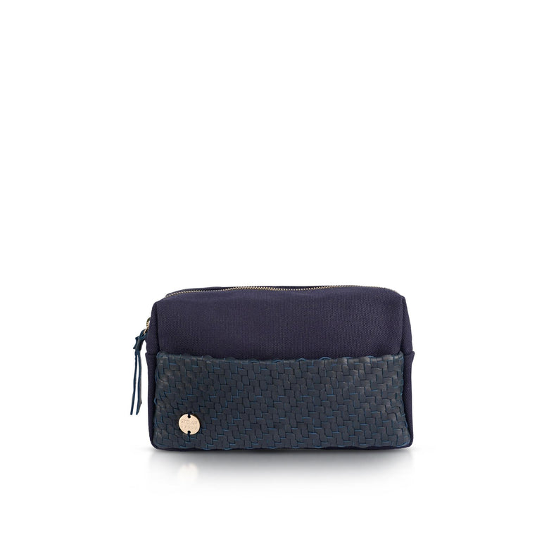 Cuci Canvas and Leather Washbag