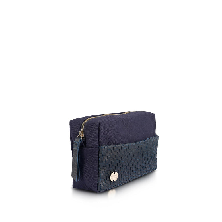Cuci Canvas and Leather Washbag