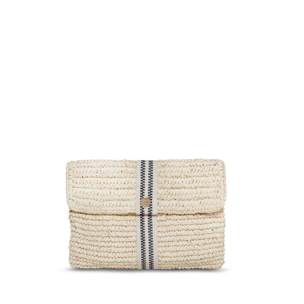 Savaya Raffia Clutch