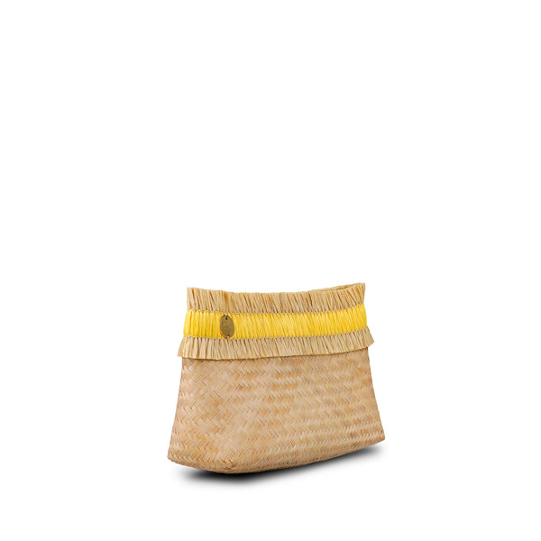 Sita Mini Raffia Clutch Bag