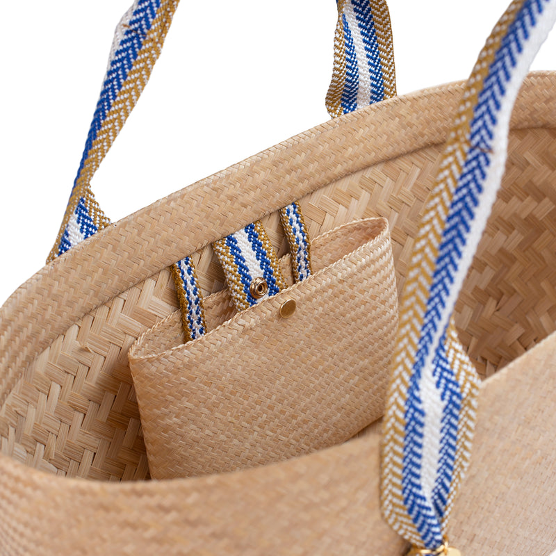 Mentawai Large Bamboo Tote Bag