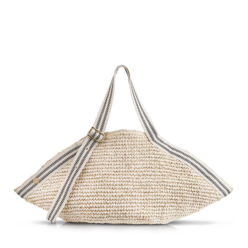 Penge Vegan Raffia Shoulder Bag