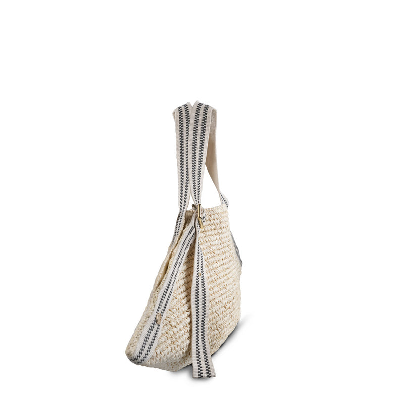 Penge Raffia Shoulder Bag