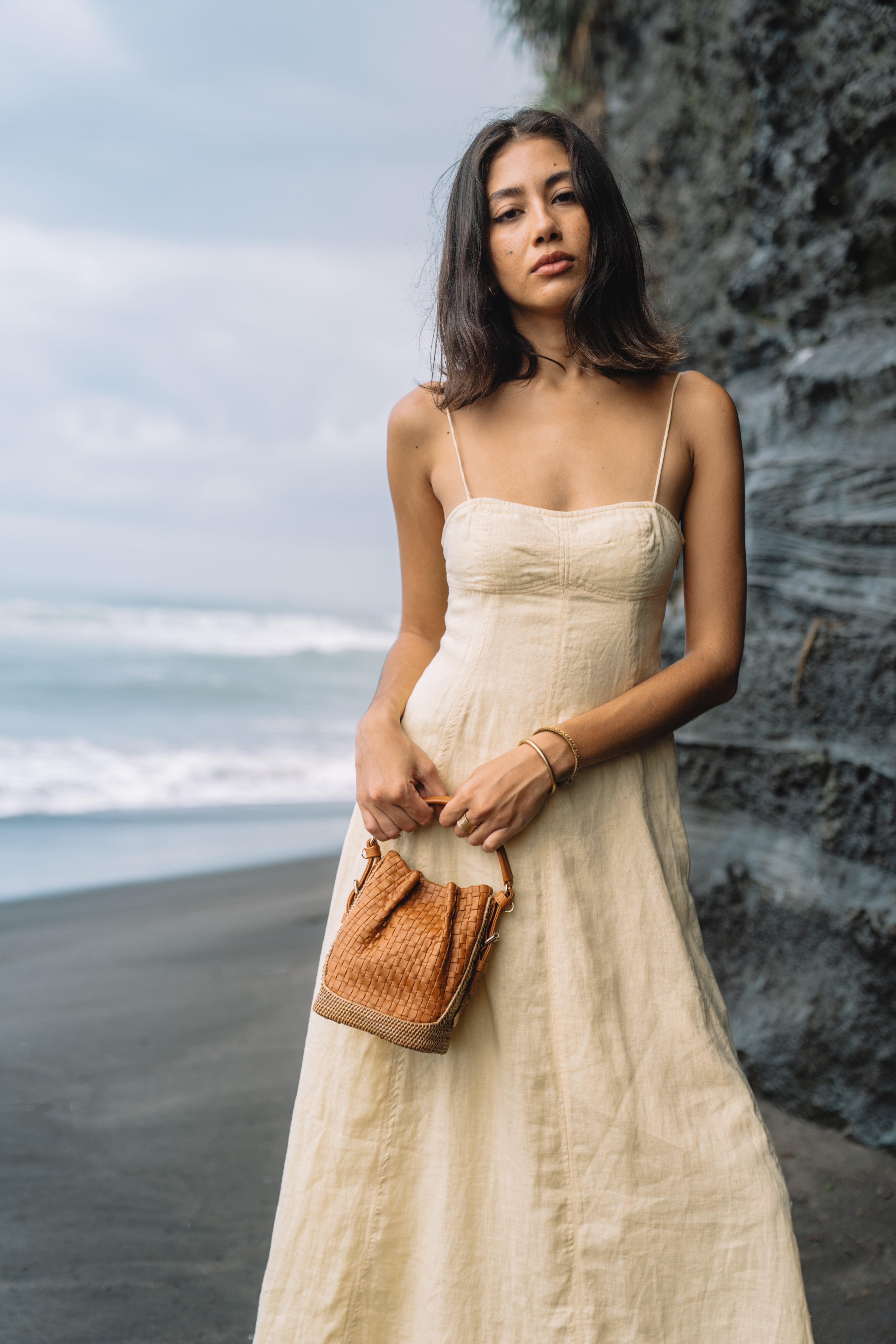 Keliki Mini Bucket Bag – Bracken