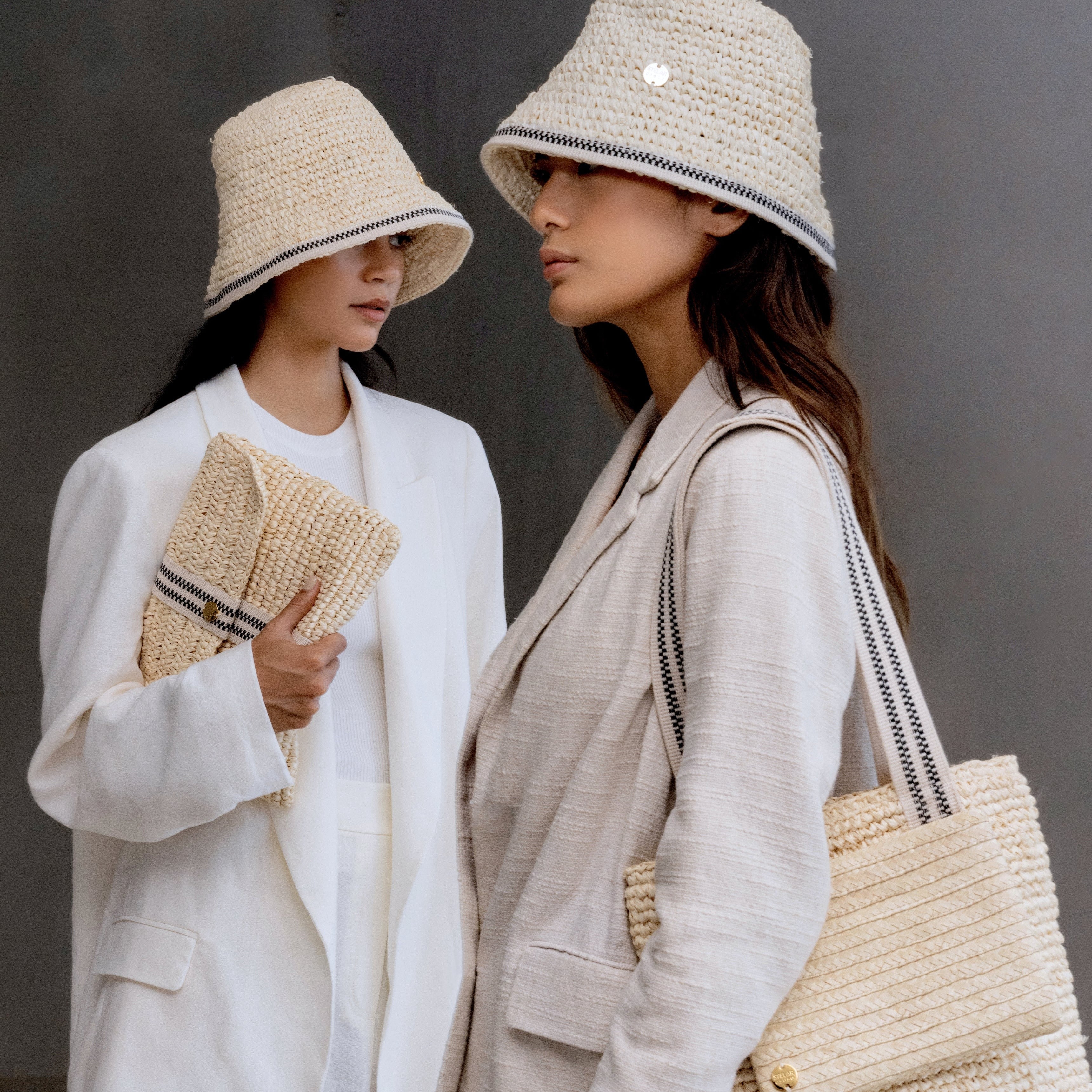 Alam Raffia Bucket Hat