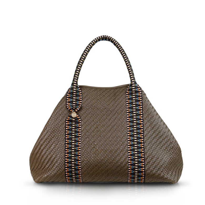 Saroka Leather Weekender Bag