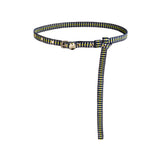 Sunda Slim Jacquard Belt - Sodalite Stripe