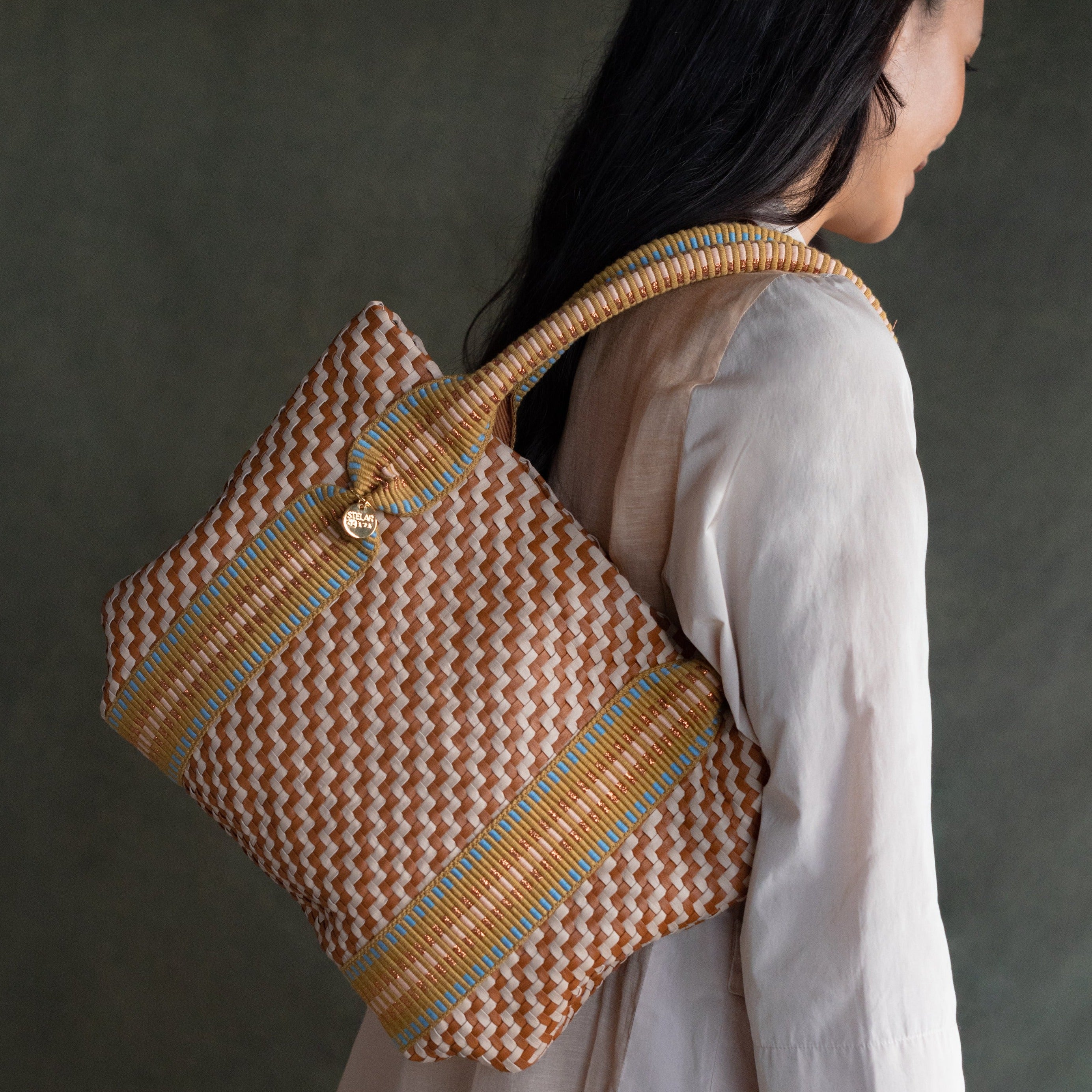 Misool Small Leather Tote Bag