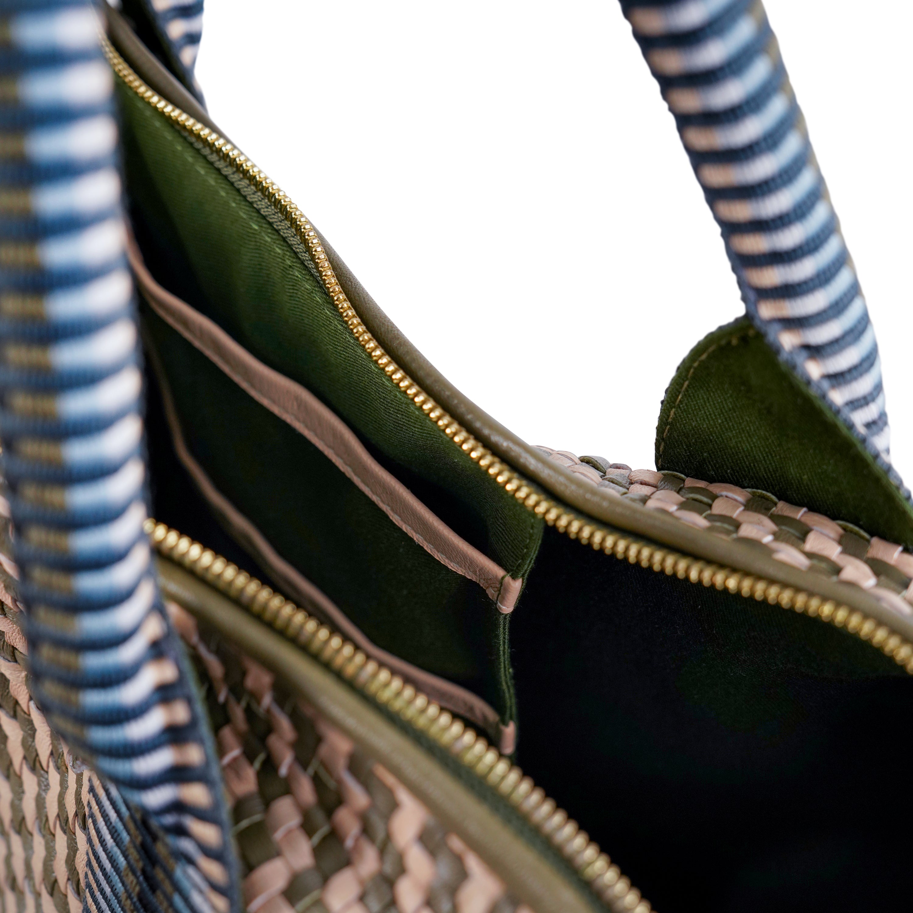 Saroka Leather Weekender Bag – Matcha