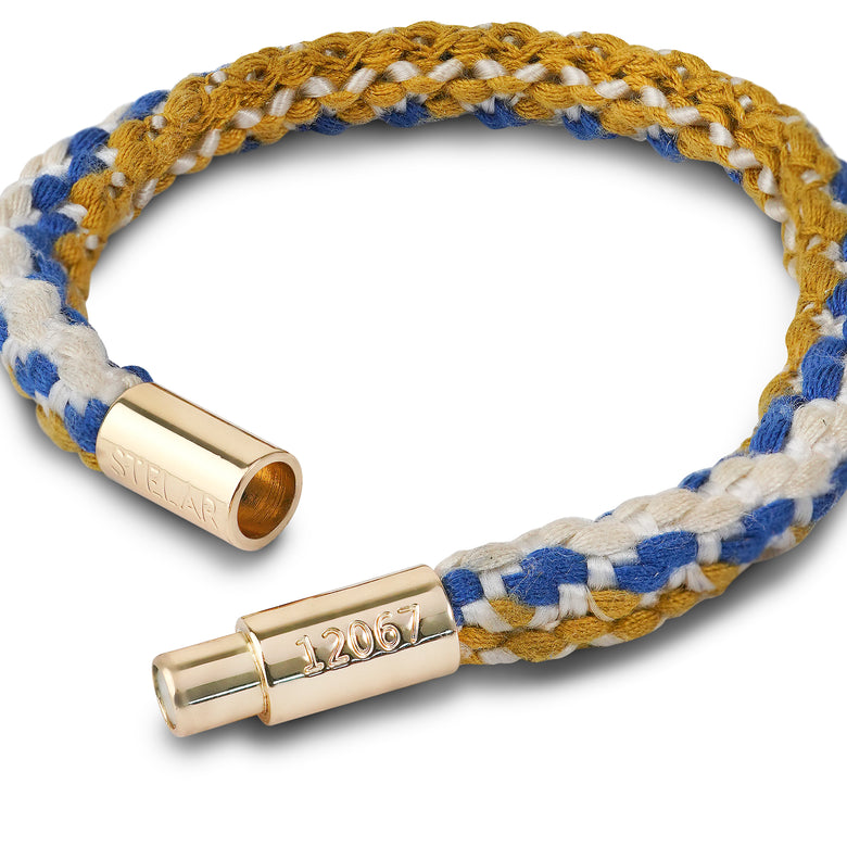 Teman Slim Woven Jacquard Bracelet