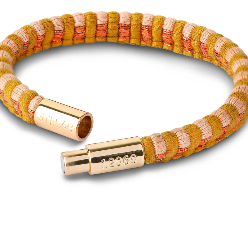 Teman Slim Woven Jacquard Bracelet
